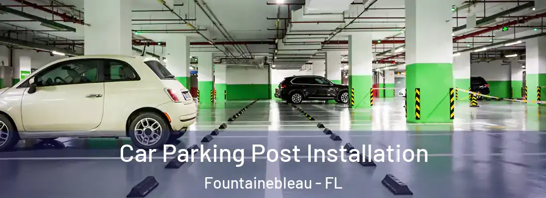  Car Parking Post Installation Fountainebleau - FL