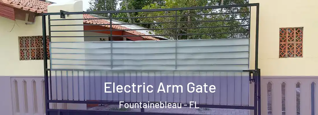  Electric Arm Gate Fountainebleau - FL