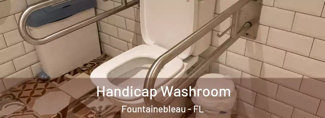  Handicap Washroom Fountainebleau - FL