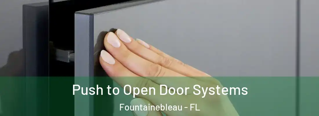  Push to Open Door Systems Fountainebleau - FL