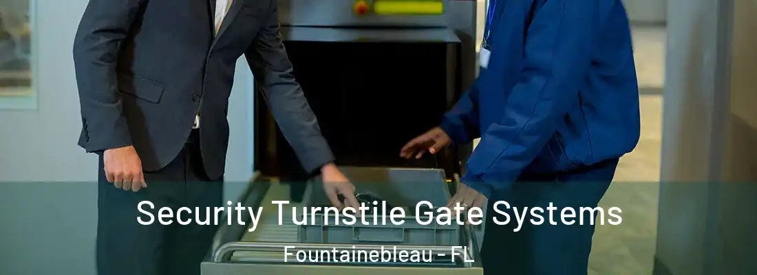  Security Turnstile Gate Systems Fountainebleau - FL